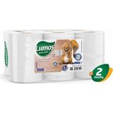 Lumos Fotoselli Hareketli Kağıt Havlu 21 cm 2,5 kg 6 Rulo - Beyaz