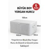 Lumtex Home Textile 6 - Adet ANTRASİT Çizgili Maxi Büyük Boy Yastık, Yorgan , Döşek Hurcu Desenli 100X50