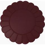 Luna 2li Deri Amerikan Servis Bordo - 38 x 38 cm