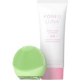 Luna 4 Go Yüz Temizleme Fırçası ve Yüz Masaj Aleti + Luna Mikro Köpük Yüz Temizleyici 2.0, 100ML - Yüz Yıkama - Gözenek Giderici - Yüz Bakımı - Yüz Cilt Bakım Ürünleri - Tüm Cilt Tipleri Için