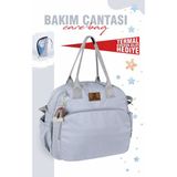 Luna Anne Bebek Bakım Çantası - Açık Gri
