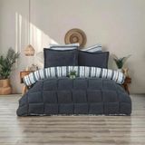Luna Bueno Sherpa Comforter Tek Kişilik Uyku Seti - Gri