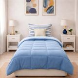 Luna Bueno Sherpa Comforter Tek Kişilik Uyku Seti - Mavi