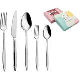 Luna Cucina Lorena 30 Parça Çatal-Kaşık-Bıçaktakımı - Gümüş