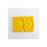 Luna Design Smiley Desenli Yumuşak Dayanıklı Emekleme Dizliği 0-1 Yaş Bebekler için Diz Koruyucu Set (1 Çift)