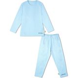 Luna Di Cotone 0.2 Tog Organik Pamuk Gece & Gündüz İkili Takım - Bebek Mavisi - 5 - 6 Yaş