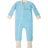 Luna di Cotone 1.0 Tog %100 Organik Pamuklu Uyku Tulumu - Bebek Mavisi - 2 - 3 Yaş