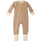 Luna di Cotone 1.0 Tog %100 Organik Pamuklu Uyku Tulumu - Bej - 1 - 2 Yaş