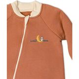 Luna Di Cotone 1.0 Tog %100 Organik Pamuklu Uyku Tulumu - Moka - 1 - 2 Yaş