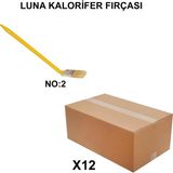 Luna Kalorifer Fırçası No 2, 12 Adet Toptan Paket