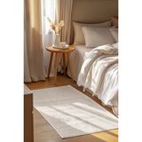 Luna Krem/kırık Beyaz Yolluk 80X150 cm | %90 Pamuk, Yıkanabilir, Banyo, Mutfak ve Yatak Odası Için - Krem Rengi - 80 x 150 cm