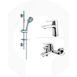 Luna Lavabo Banyo Armatürü Ve Duş Seti