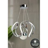 Luna Lighting Clasy Model Krom Kaplama Metal Salon Mutfak Oturma Yatak Odası Modern Led Sarkıt Avize Beyaz Işık