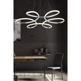Luna Lighting Ikon Model Hol Antre Mutfak Salon Yatak Çocuk Odası Modern LED Beyaz Işık Avize - Krom