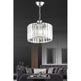 Luna Lighting Lüx Kristal Krom Taşlı 25'lik Avize Krom