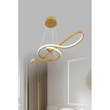 Luna Lighting Melodi Model Gold Renk Metal Salon Mutfak Oturma Yatak Odası Modern Led Sarkıt Avize