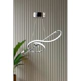 Luna Lighting Melodi Model Krom Renk Metal Salon Mutfak Oturma Yatak Odası Modern Led Sarkıt Avize