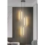 Luna Lighting Piero Model Siyah Renk 3 Lü Metal Salon Mutfak Oturma Yatak Odası Modern Led Sarkıt Avize