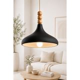 Luna Lighting Verona Siyah Renk Rustik Tekli Avize Sarkıt Salon Mutfak Oturma Odası Lamba