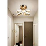 Luna Lighting Vino Riserva Model Gold Kaplama Metal Salon Mutfak Oturma Yatak Odası Modern Led Plafonyer Avize