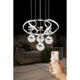 Luna Lighting Yakamoz Model Şık Tarz Modern Salon Yemek Yatak Odası Mutfak 3 Renk Ledli Avize - Krom