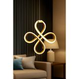Luna Lighting Yonca Modeli 2025 Collection Salon Mutfak Banyo Yatak Çocuk Odası Modern Gold Led Avize