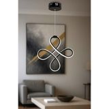 Luna Lighting Yonca Modeli 2025 Collection Salon Mutfak Banyo Yatak Çocuk Odası Modern LED Avize - Siyah