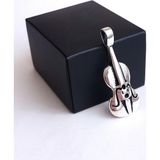 Luna Luster 18 Ayar Altın Kaplama Gitar Tasarım Gümüş Kolye Ucu Anneler Günü Hediye