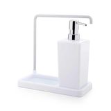 Luna Mutfak Sıvı Sabunluk, Beyaz, 420ml, Bez Askılı, 21x9.5x20 cm