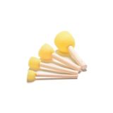 Luna Ponpon Stencil Fırçası 4 Lü Set