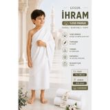 LUNA SACRA %100 Pamuklu 75x145 Cm 500Gram Çocuk Hac Umre İhramı