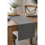 LUNA SACRA Keten Kumaş 40x140 Cm Runner Amerikan Servis