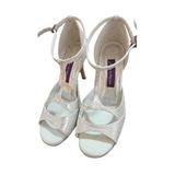Luna Silver 8.5 CM 13 PONT TOPUK BOYU DANS, TANGO VE ABİYE AYAKKABI (Çok Renkli, EU Ayakkabı Beden Sistemi, Yetişkin, Sayısal, Orta, 37)