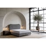 Luna Trend Baza Ve Başlık Seti, Gri, 90X200