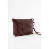LUNABLU Kadın Örgü Desenli Clutch Çanta
