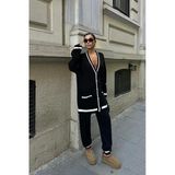 Lunadel Triko Hırka Pantolon Takım 9974