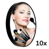 Lunaev 10 X Büyüteçli Vantuzlu Pratik Kullanışlı Makyaj Lens Tıraş Aynası