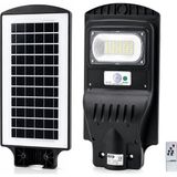 Lunaev 100W - 6500K Solar - Güneş Enerjili Sokak Lambası - Armatür Sensörlü Bahçe - Balkon - Sokak A