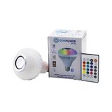Lunaev 2IN1-KUMANDALI RGB LED AMPUL - BLUETOOTH HOPARLÖR MÜZİK ÇALAR LED-7W - HOPARLÖR-3W