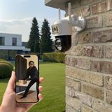 Lunaev 3 Kameralı Kablolu Akıllı Güvenlik Kamerası – 360° PTZ Hareketli, Çift Antenli, WiFi IP, Gece