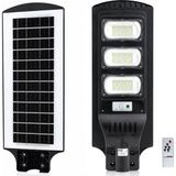 Lunaev 300W - 6500K Solar - Güneş Enerjili Sokak Lambası - Armatür Sensörlü Bahçe - Balkon - Sokak A