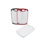 Lunaev 31X20CM KÜÇÜK PLASTİK KESİM PANOSU KAYMAZ SİLİKON KENARLIK - 10MM KALINLIK