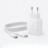 Lunaev 45W Süper Hızlı Şarj Adaptörü USB - C PD 3.0 PPS Fast Charger + 5A Type - C to Type - C Kablo