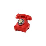 Lunaev Ankesörlü Telefon Vintage Dekoratif Biblo 12X7.5 cm Reçine