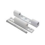 Lunaev Düz Metal Beyaz Metal 75 mm PVC Pencere Menteşe Kapı-Kapı Hırdavatı