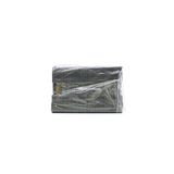 Lunaev Gri Yuvarlak 35X50CM Bambu Ahşap Kirli Çamaşır Sepeti Seyyar Kapaklı Kumaş Çantalı İp Kulplu
