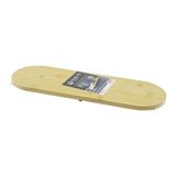 Lunaev OVAL AHŞAP BAMBU 3 MİNİ=1CM AYAKLI SUNUM TEPSİSİ 15X44X1.5CM