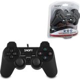 Lunaev PS3 SİYAH OYUN KOLU ANALOG TİTREŞİMLİ USB KABLO 15 TUŞ - 2 ANALOG - 8 YÖN TETİKLEYİCİ 1.8MT KABLO