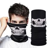 Lunaev Siyah Renk Dikişsiz Çok Fonksiyonlu Çene Kafatası Yüz Maskesi Baf Buff Bandana Boyunluk Bilek