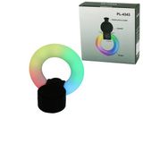 Lunaev Yuvarlak Halka - Plastik Gövde Bluetooth Wireless Mini Hoparlör Speaker USB Şarjlı - Işıklı T